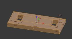 Uchwyt z otworem na wkręt do mocowania rolety Gardinia - projekt i wydruk 3D Uchwyt z otworem na wkręt do mocowania rolety Gardinia - projekt i wydruk 3D