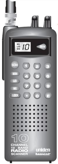 Uniden BC60XL VHF-UHF Scanner Manial EN