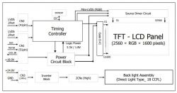 NEC PA301W-BK - brak treści na matrycy - tylko podświetlenie