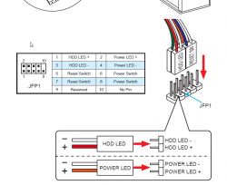 MSI Mortar B150M: Dioda HDD świeci na stałe zamiast pulsować