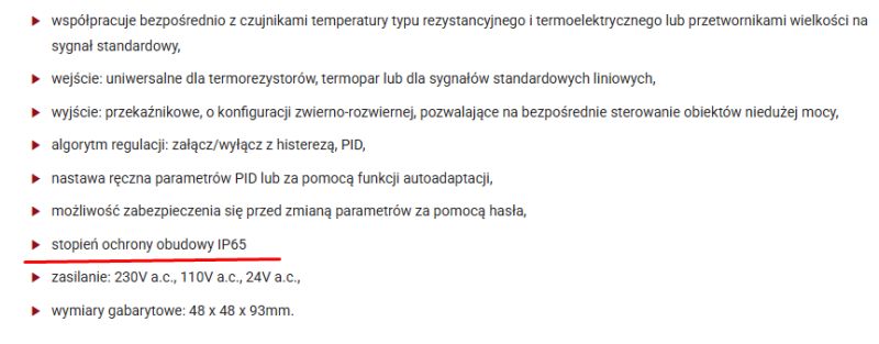 RE22-121000 Temperature Controller – Made in Poland – internal view