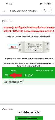 Sonoff Basic R2 with SUPLA Guide Sonoff Basic R2 with SUPLA configuration guide.