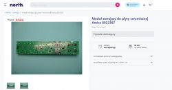 Amica PC645TX typ PQ4VQ245FT schott ceran - płyta nagle przestała działać.