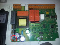 Sterownik Somfy 5054240C - Nie działa, uszkodzony zasilacz. Sterownik Somfy 5054240C - Nie działa, uszkodzony zasilacz.