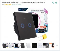 [ESP8285] Włącznik światła WiFi LED master podwójny - programowanie