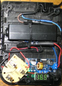 Jak wysterować zasilacz w ładowarce Bosch AL 1450 DV dla modułu XL4015?