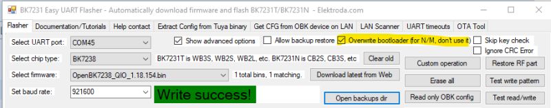 Tuya WiFi IR T1-3S - does the module support OpenBeken? UART logs, chip identification