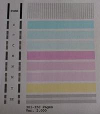 Canon MG5350 - Niebieskie przebarwienia na zdjęciach przy pełnym tuszu