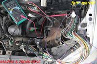 mazda 6 2.0d 2003 - martwe wskaźniki, świecące kontrolki