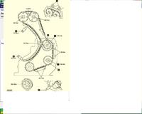 Iveco Daily 3517 3.0 16V - schemat rozrządu na łańcuchu
