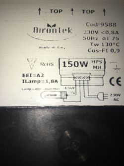 Jak podłączyć zasilacz do lamp HPS i gniazda E40? Kolor kabli?