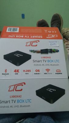 Podłączanie Smart TV BOX LTC (LXBOX42) Android, 4K, UHD do odbioru TV naziemnej - Prosta instrukcja
