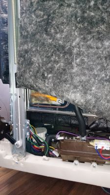 Zmywarka LG D1484BF błąd Drainage Error (0E) z nową i starą pompą.