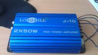 Jak podłączyć wzmacniacz Longmill J-10 w aucie? Co oznacza białe gniazdo?