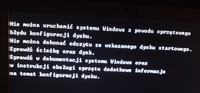 Windows 7 + XP - brak możliwości uruchomienia win7