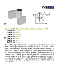 Wymiana zawiasów do drzwi wejściowych z aluminium.