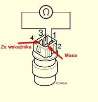 Montaż czujnika temperatury na wskaźnik