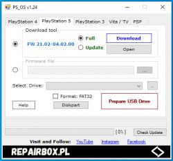 PsFirm - Pobieranie oprogramowania dla PS3, PS4, PS5 do instalacji systemu