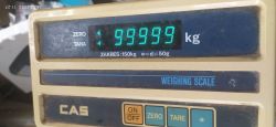 Waga CAS 150AS - Test "zatrzymuje" się na pięciu 9