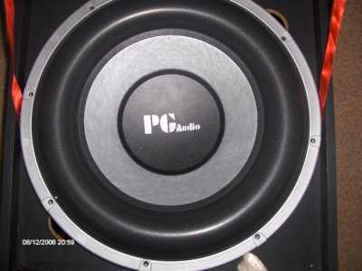 Potrzebne parametry do głośnika PG AUDIO GW1514