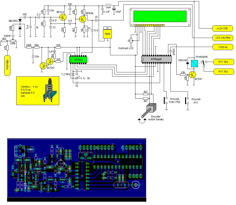 Lm7001 схема включения