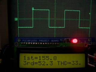 Cyfrowy miernik trzeciej harmonicznej