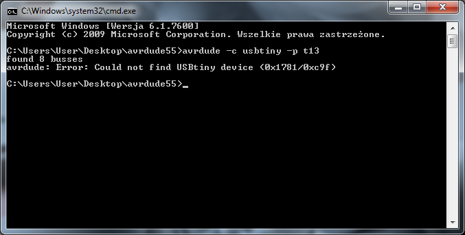 USBtiny - programator AVR