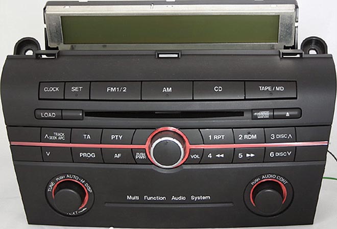 Mazda 3 Multifunction audio system opisy kostek elektroda.pl