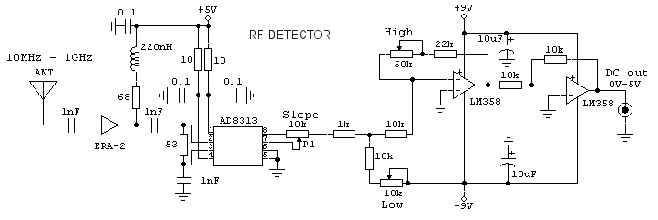 RF detector circuit design | Forum for Electronics