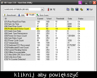 SAMSUNG SP0802N - Relokowane sektory w SMART, czy to powód do obaw?
