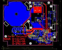 Zasilacz 1.2-30V 2A/1.2-11V 4A + panel LCD, UART, ładowarka