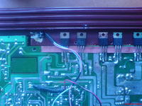 Popsuty wzmacniacz. Tranzystory.