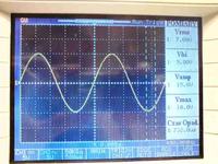 Dziwne zobrazowanie na oscyloskopie dla 50kHz, dlaczego? Dziwne zobrazowanie na oscyloskopie dla 50kHz, dlaczego?