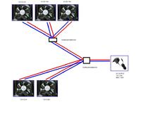 system chłodzenia - 5 wiatraków - inny zasilacz