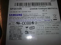 Wartości brakujących kondensatorów na PCB dysku Samsung SP2514N?