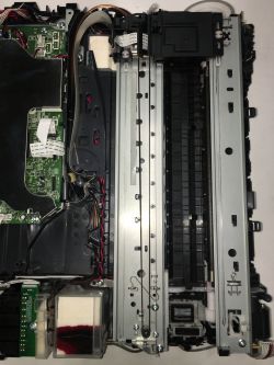 Brother DCP J315W - Błąd "zator papieru". Rolki nie kręcą się