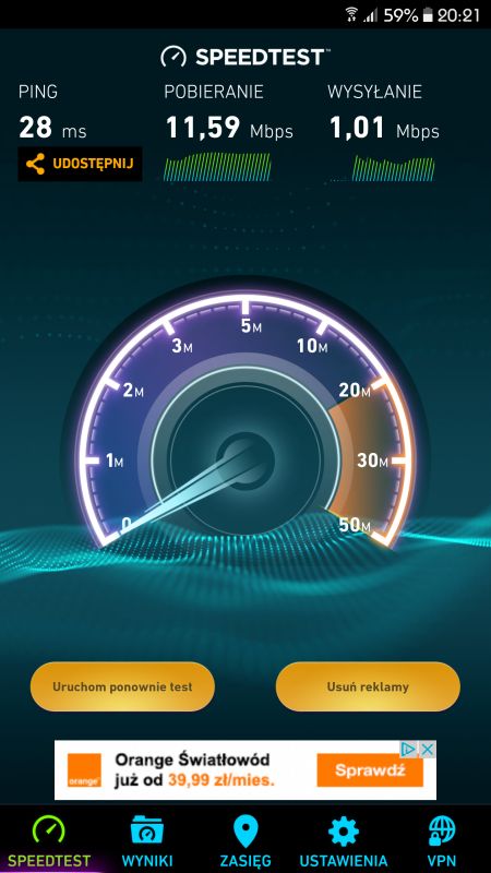 Niska prędkość internetu T-mobile do 20 Mb/s na routerze Huawei B525 - co robić?