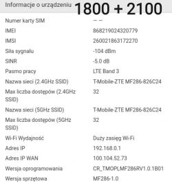 Co lepiej zrobić: wybrać inny router od ZTE MF286 czy zmienić sieć?