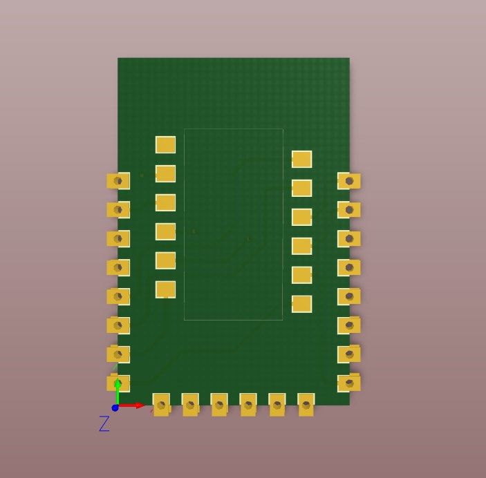 PCB Design for CB2S/WB2S Modules PCB design with pins on the edges