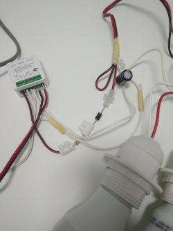 Modifying Tuya Mini for No-Neutral Installation: Experiences with Diode Polarity Reversal?