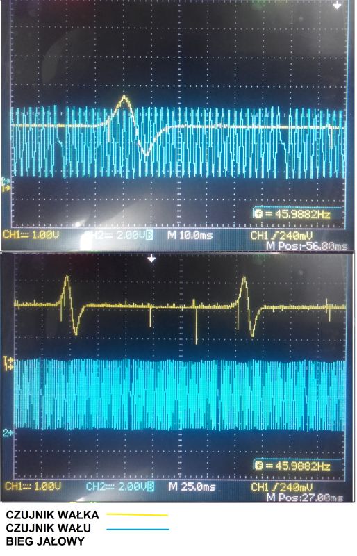 Ford Fiesta 1.3 8V MK6 2007 - Błąd P0335 proszę o interpretacje oscylogramu