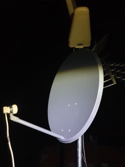 Jakość zero siła 80 przy idealnie ustawionym azymucie wedlug SatFinder