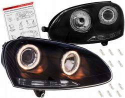 VW Jetta mk5 - Migające diody LED typu w2,3w o barwie 6000k w nowych lampach z Allegro
