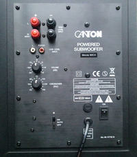 Jak podłączyć głośniki/subwoofer 5.1 - Canton Movie CX60