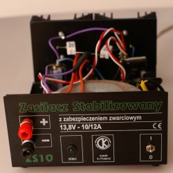 Zasilacz Stabilizowany 13.8V 10/12A ZS10 SCHEMAT/ZDJĘCIA