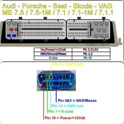 A4 B7 1.8t BFB 2007 - Szukam pinu zasilającego ECU w wtyczce [Schemat]
