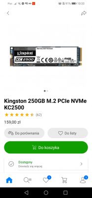 Dysk M.2 dla laptopa Acer Nitro 5 AN515-54 - jaki model wybrać?