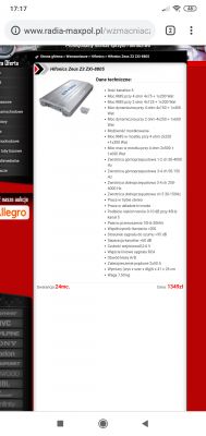 Witam poproszę opinie na temat wzmacniacza Hifonics Zeus Z3 ZXi-8805