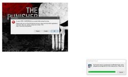 Komunikat błędu instalacji gry The Punisher przez InstallShield Wizard