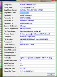 Dell Inspiron N5110-0290 - kernel_data_inpage_error, blue screen, reset systemu